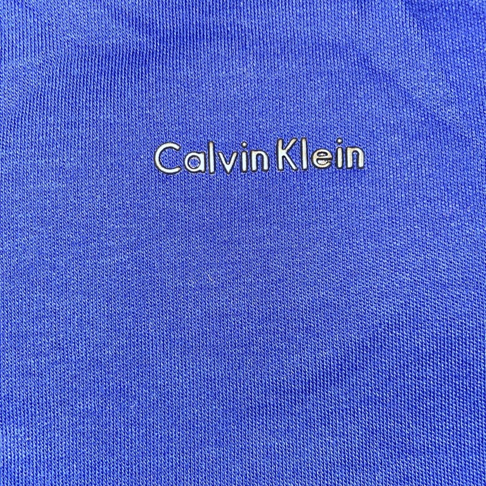 Calvin Klein blue polo shirt large NWOT - Picture 4 of 5